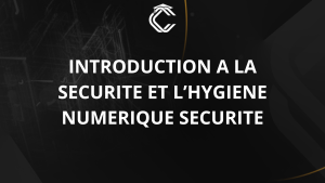 Introduction à la sécurité et l'hygiène numérique