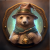 Un ours avec un chapeau de sorcier