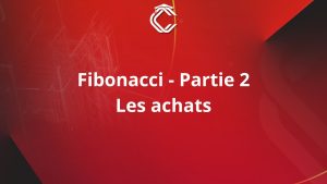 Écrit en blanc sur fond rouge : "Fibonacci Partie 2 : Les achats"