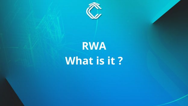 Written in white on a light bleu background: "RWA - What is it?"